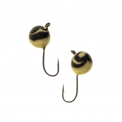 Мормышка вольфрамовая Lumicom Дробинка с ушком Ф4.5 обмазка винт фосфор PBL