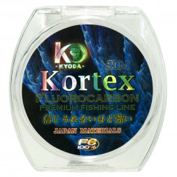 Леска монофильная Kyoda Kortex флюорокарбон d-0,18 мм L-30 м разрывная нагрузка 3,15 кг 6 шт/упак