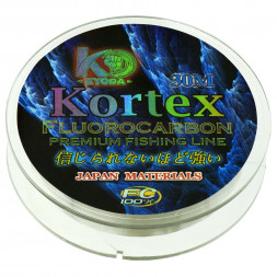 Леска монофильная Kyoda Kortex флюорокарбон d-0,18 мм L-30 м разрывная нагрузка 3,15 кг 6 шт/упак