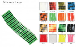 Материал д/вязки мушек Akara Silicone Legs 15см Luminous