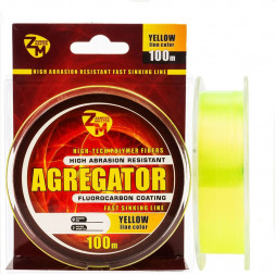 Леска ZanderMaster AGREGATOR 100m, 0.405мм х 16.5кг жёлтая