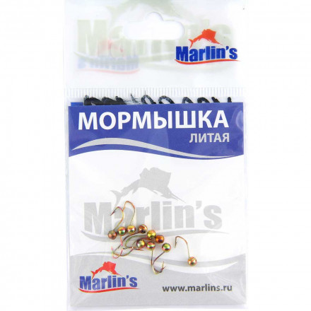 Мормышка литая Marlin&#039;s Шар 3мм кр.Crown 7000-199