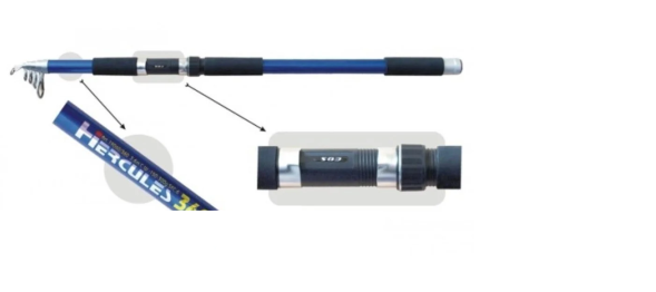 Удилище Hercules 4.7м 3.5lbs 4707M 4Б