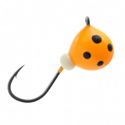 Мормышка вольфрамовая Lumicom Дробинка с ушком Ф3.5 обмазка точки Ort, цена за 1 шт.