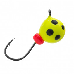 Мормышка вольфрамовая Lumicom Дробинка с ушком Ф3.5 обмазка точки Yt, цена за 1 шт.