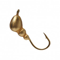 Мормышка вольфрамовая Lumicom Муравей с ушком Ф6 золото, цена за 1 шт.