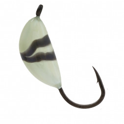 Мормышка вольфрамовая Lumicom Банан с ушком Ф4 обмазка винт PBL, цена за 1 шт.