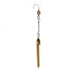Блесна зимняя ПИРС Гвоздик мал. морм. на цеп. 2.1г латунь блистер