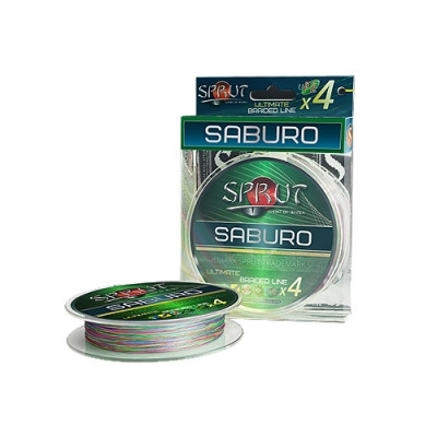 Леска плетеная Sprut Saburo Soft Ultimate X 4 Multicolor 0.16 140м