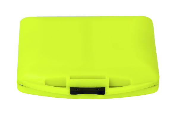 Коробка пластиковая для мелких принадлежностей, цвет лимон 115*95*30 мм