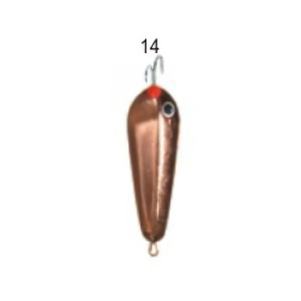 Блесна зимняя ПИРС Гешель АСС 5г медь+св.нак.