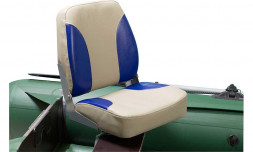 Кресло Патриот для лодки мягкое раскладное с поворотным механизмом
