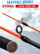 Удочка зимняя KYODA PIKE ROD, телескопическая, углепластик, 60 см
